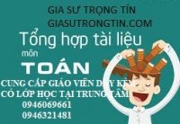 Tài liệu dạy học dạy kèm toán lớp 1, bộ đề ôn thi HK 2 toán lớp 1
