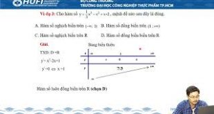 Thầy Đoàn Văn Tính ôn thi THPT toán